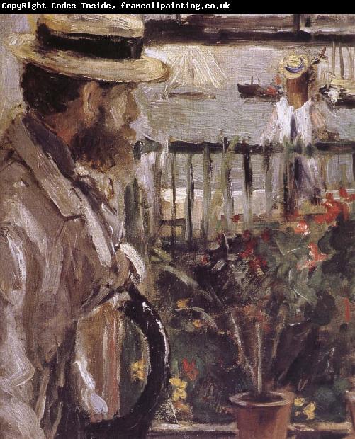 Berthe Morisot Detail of  The man at the Huaiter Island